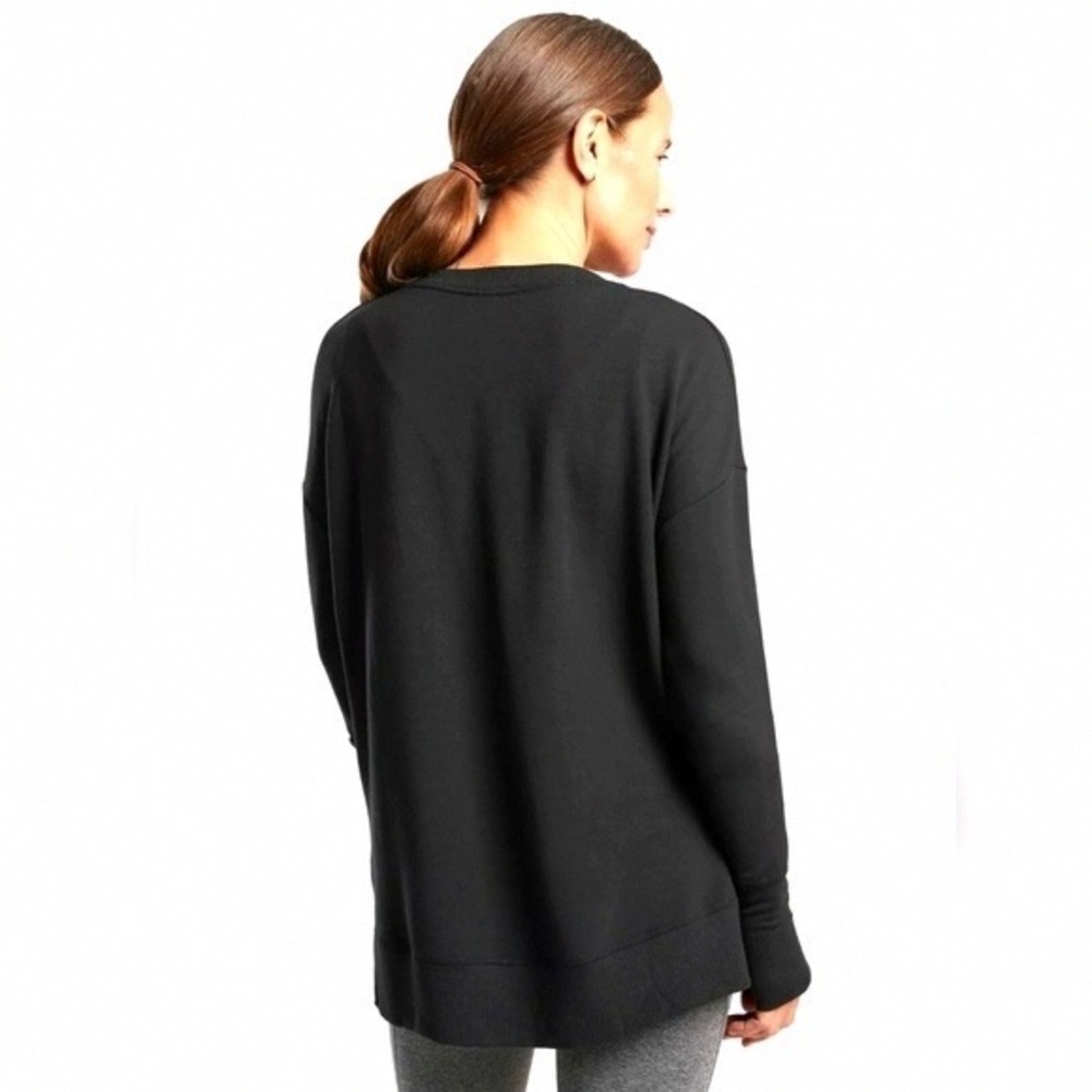 Athleta Charcoal Knit Top